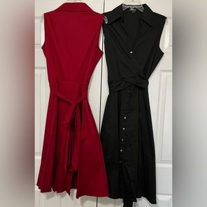 Kenneth Cole Reaction Sleeveless Wrap Dresses